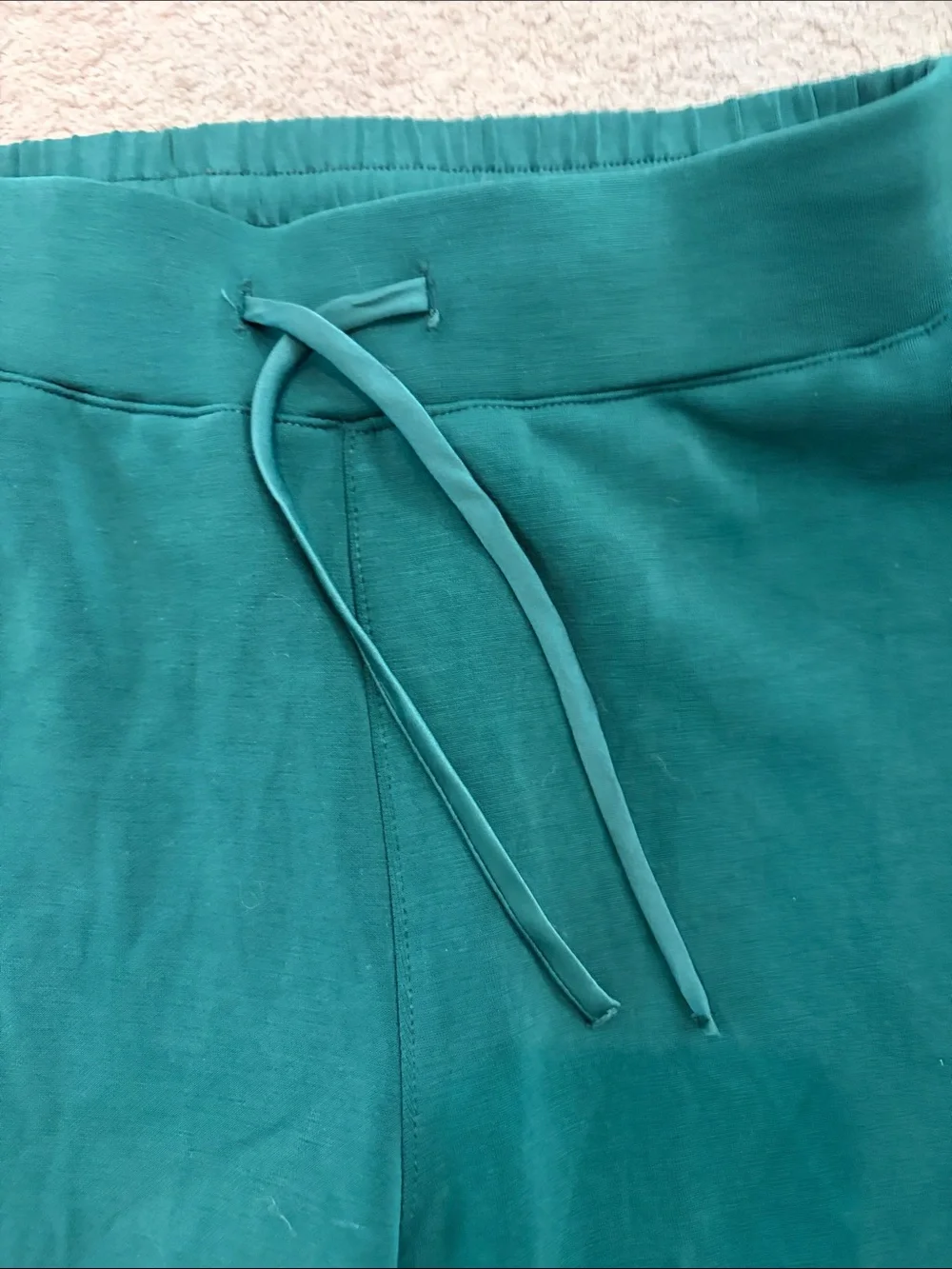 Copper Key Teal Wide-Leg Drawstring Sweatpants